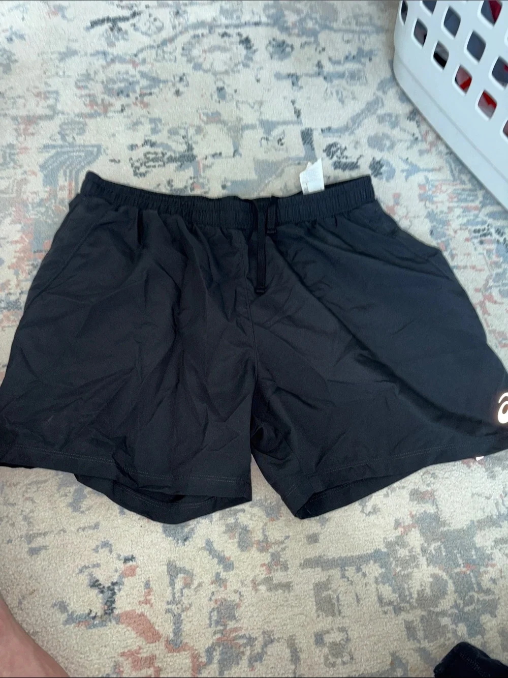 ASICS Black Men's Athletic Running Shorts size large